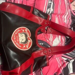 Betty Boop Red and Black purse